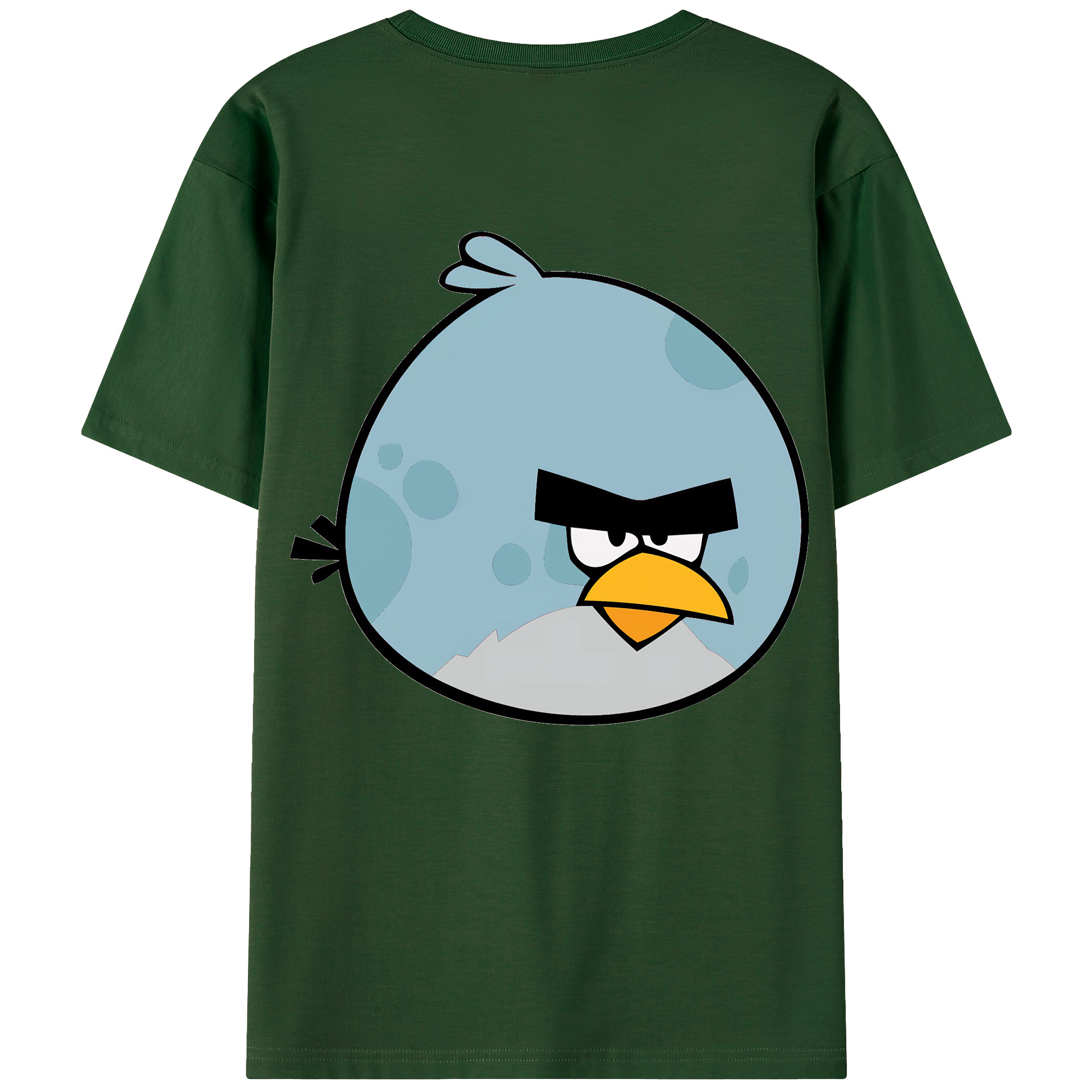 （画像用） Angry Birds アングリーバード 綿100％半袖Tシャツ（背面プリント）